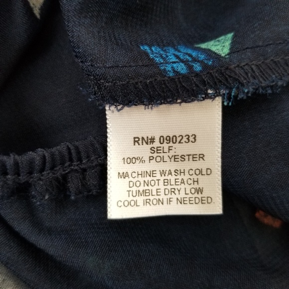 Kirra Women's L Semi Sheer Tiered Backless Top - Picture 6 of 6